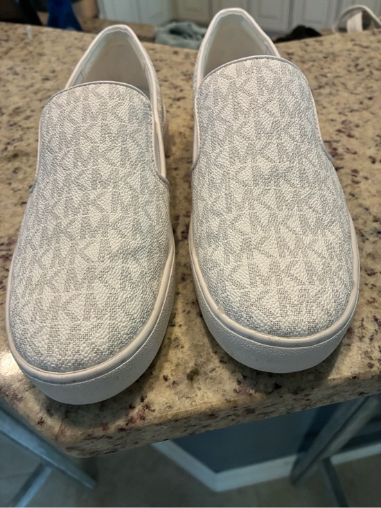 MICHAEL Michael Kors Shoes - MICHAEL Michael Kors White Logo Insole Slip-On Sneakers
